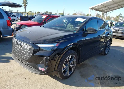 2024 Audi Q4 Sportback E-Tron Premium Plus 55 Quattro из США, поврежденный, VIN WA13UBFZ6RP038236